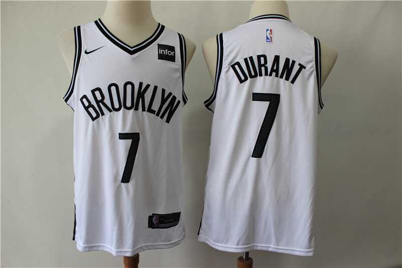 Nets 7 Kevin Durant White Nike Swingman Jersey,We sell and wholesale Nets 7 Kevin Durant White Nike Swingman Jersey on line form chian!